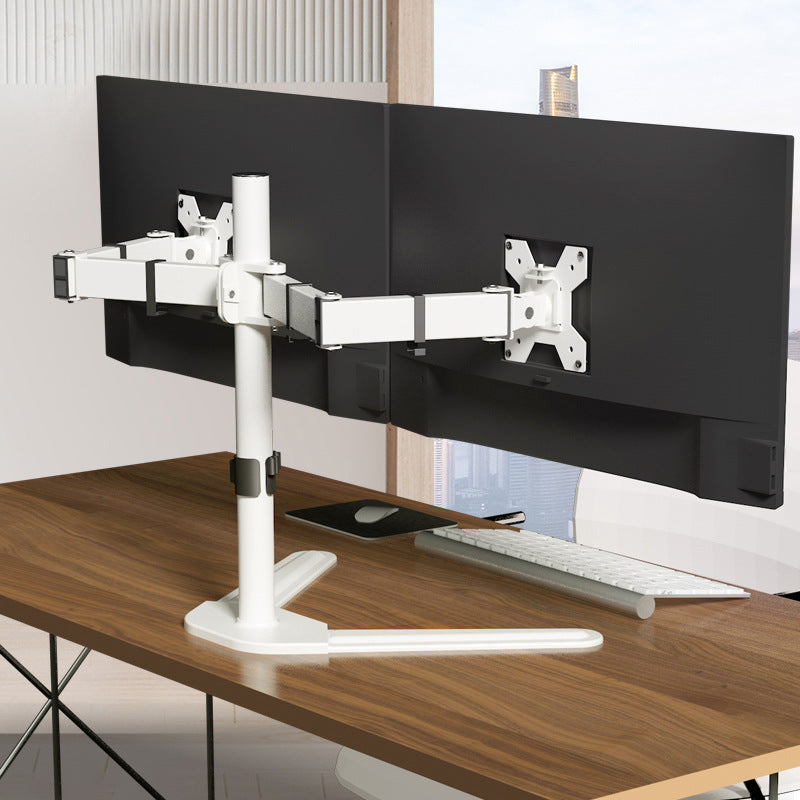 Dual-screen Display Horizontal And Vertical Screen Rotating Riser Base Bracket