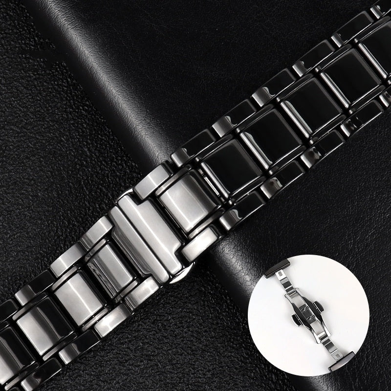 Suitable For Applewatch8 Watch Strap Metal 38 41 44 45mm Ceramic Wrist Strap