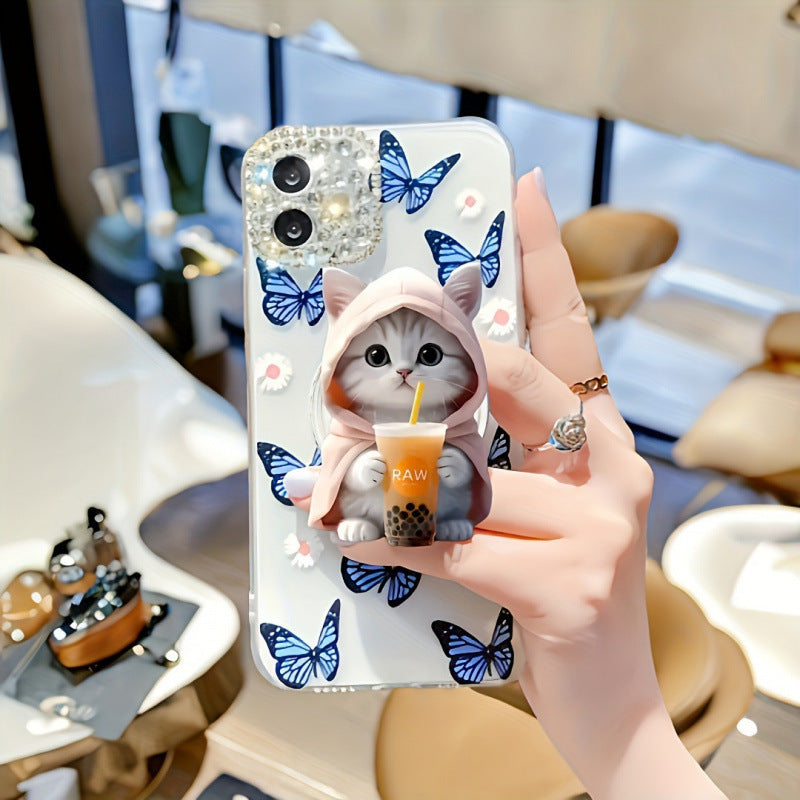 Creative Cartoon Acrylic Flat Cartoon Phone Holder