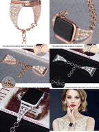 New Metal Fashion Diamond Bracelet Wristband Strap