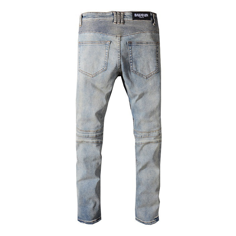 Mens Biker Jeans