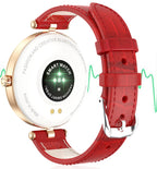 Waterproof Smart Watch, Heart Rate And Blood Pressure Monitoring, Exercise Pedometer And Sleep S28 Female Smart Bracelet