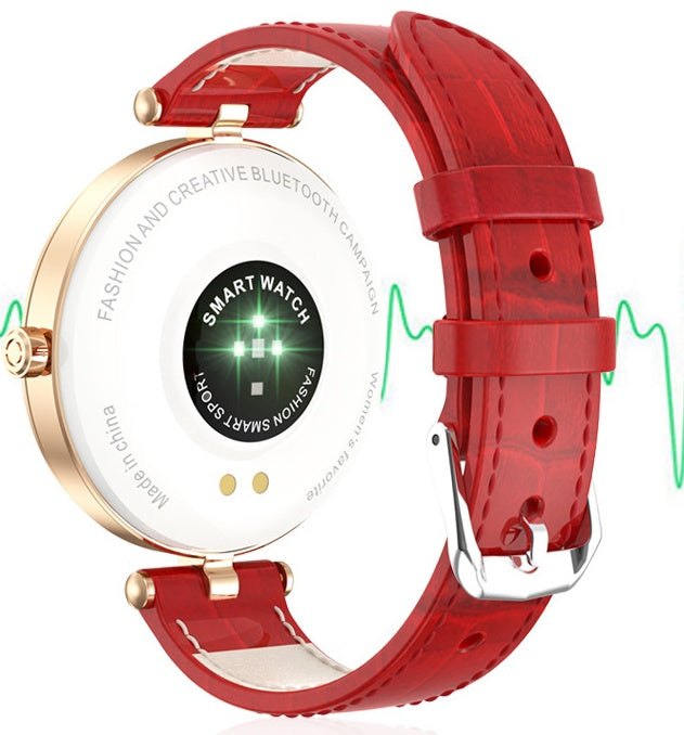 Waterproof Smart Watch, Heart Rate And Blood Pressure Monitoring, Exercise Pedometer And Sleep S28 Female Smart Bracelet