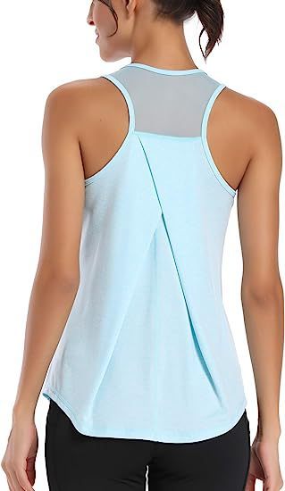 I-shaped Vest Mesh Yoga Sports Running Vest Sleeveless Workout Clothes