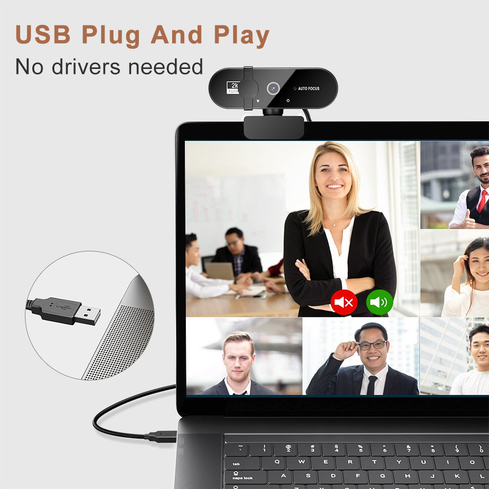 Laptop Video Auto Focus 4K Usb Camera