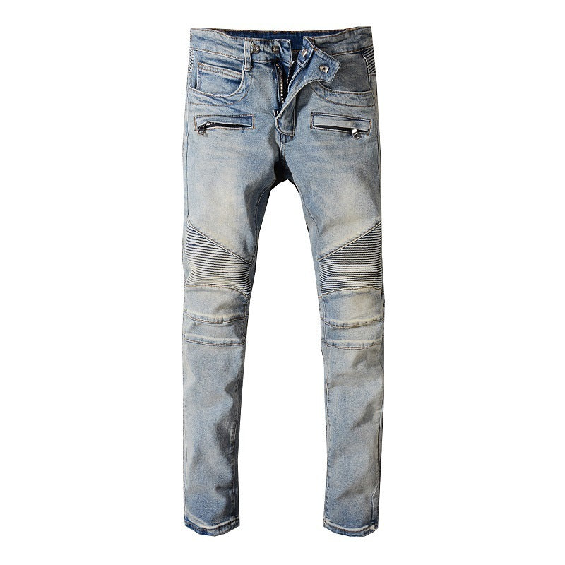 Mens Biker Jeans