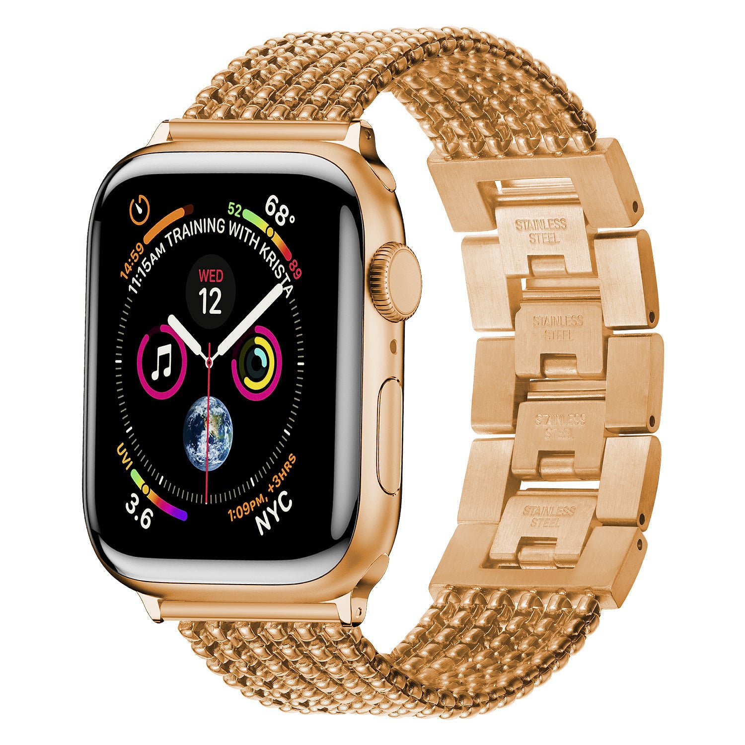 Multi-chain Watch1-8 Stainless Steel Metal Watch Strap