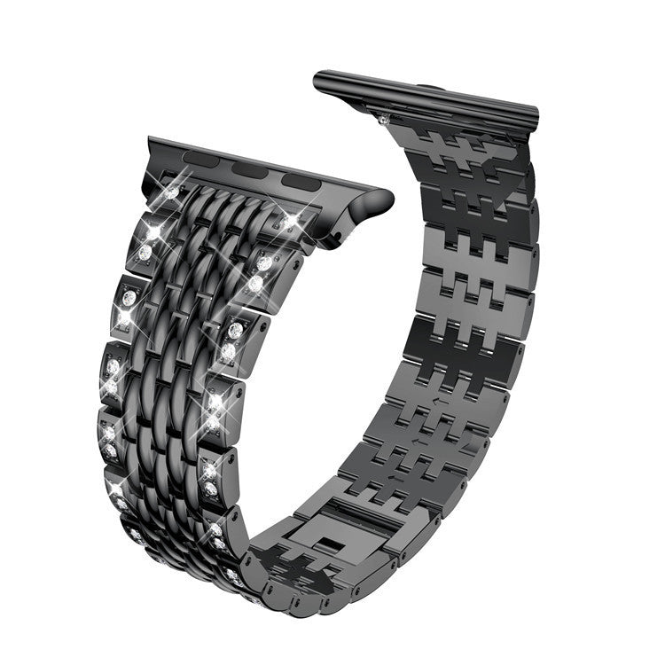 Diamond Scale Metal Watch Strap