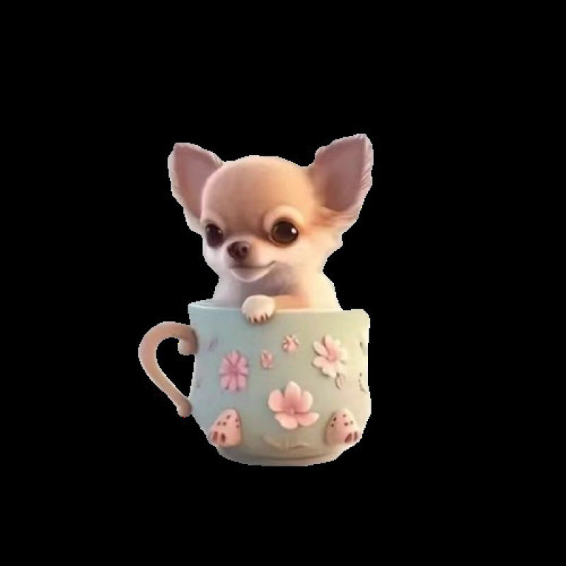 Creative Cartoon Acrylic Flat Cartoon Phone Holder