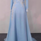 Light Luxury Minority Temperament Long Sleeve Performance Costume