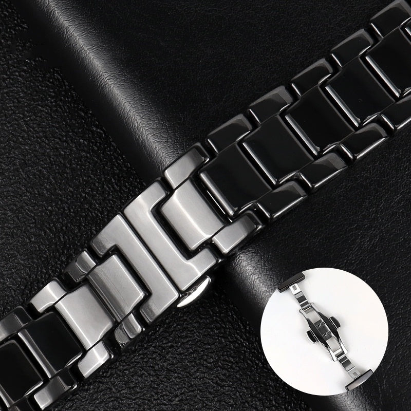 Suitable For Applewatch8 Watch Strap Metal 38 41 44 45mm Ceramic Wrist Strap