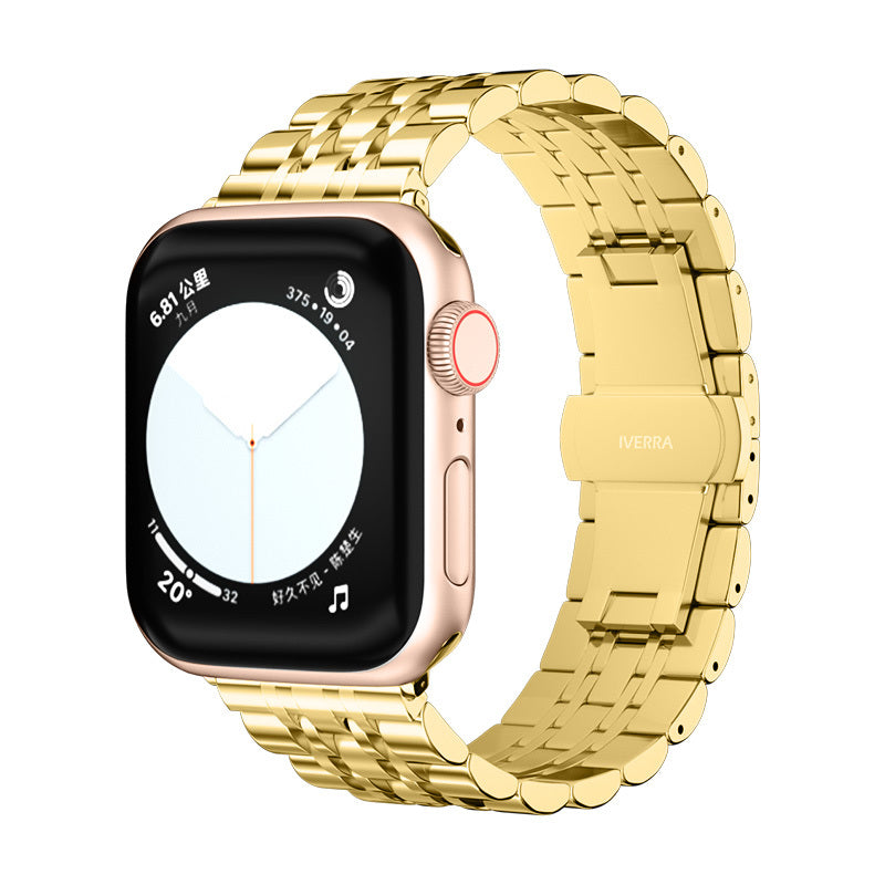 Watch Strap Three Beads Metal Seven Beads