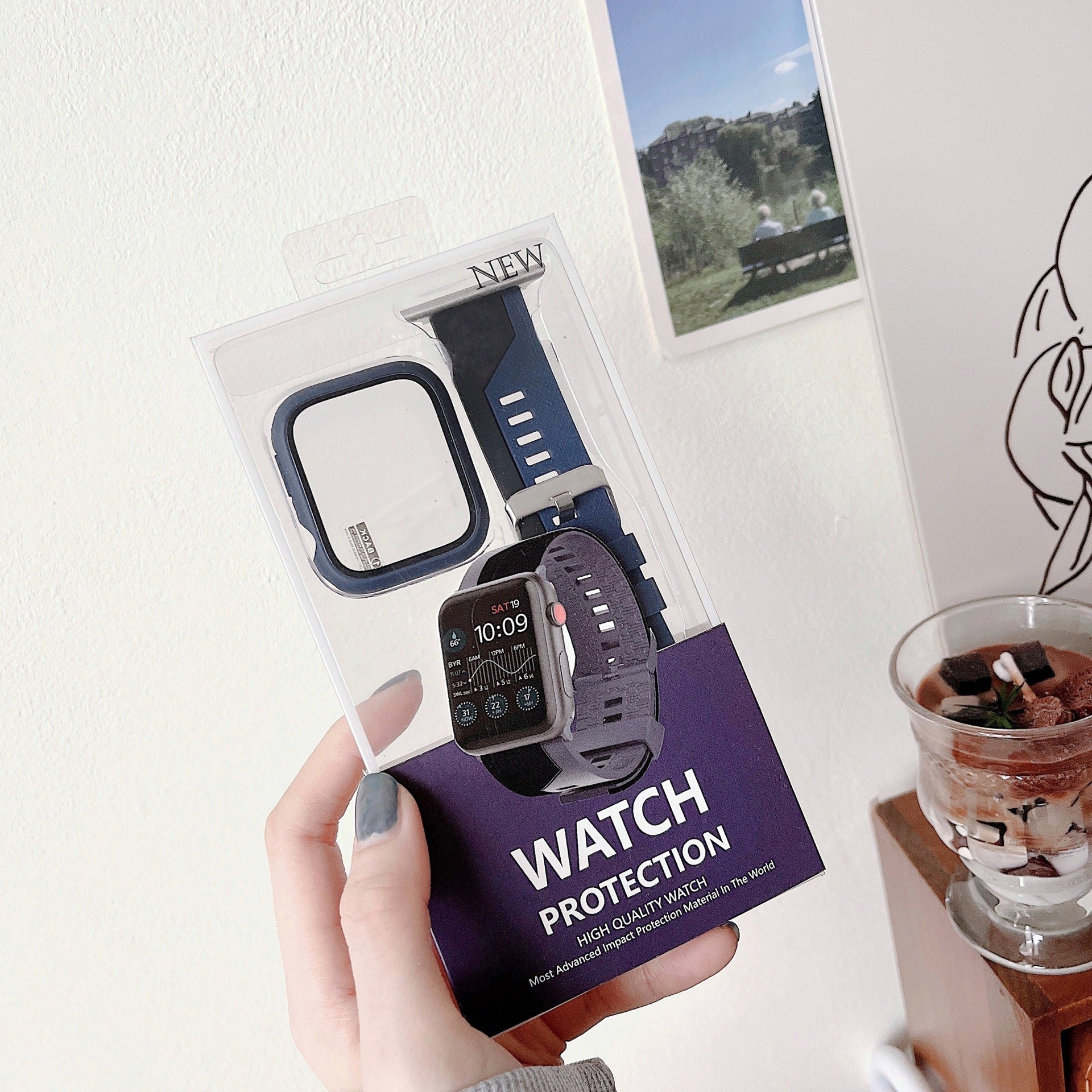 Iwatch Strap Silicone New  Merchant Strap Apple49mSE8  Watch Protective Case