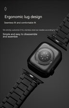 Small Waist Titanium Alloy Smart Watch Strap