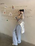 Summer Thin Polka Dot Slim T-shirt