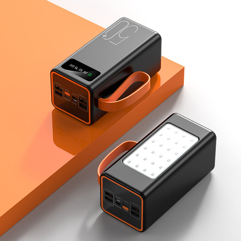 Power Bank Super Capacity Solar Outdoor Portable Camping Backup Mobile