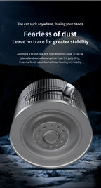 Vacuum Magnetic Phone Holder, Foldable And Retractable, Strong Magnetic, Portable, Multi-scene Use, Easy To Operation, No Bubbles