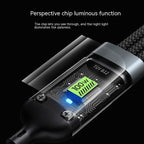 Three-in-one Mobile Phone With Light 6A Super Fast Charge Data Cable