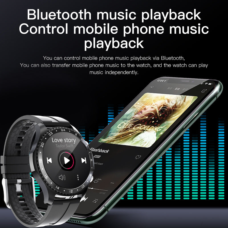 Temperature smart watch can talk through Bluetooth