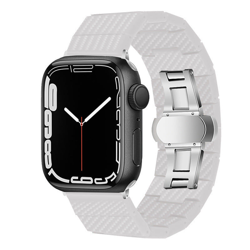 New Carbon Brazing Textured Watch Strap