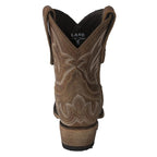 Women's Embroidered Pointed Leather Boots In Plus Size