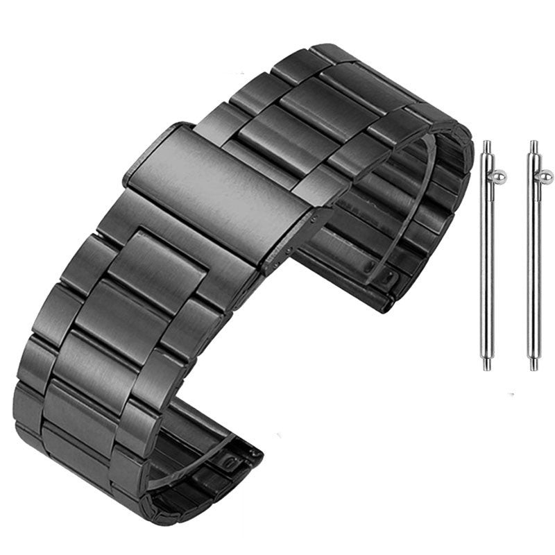 Three Beads Stainless Steel Strap Solid Metal