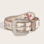 Fashion Personality Female Sequins Color Belt