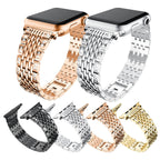 Diamond Scale Metal Watch Strap