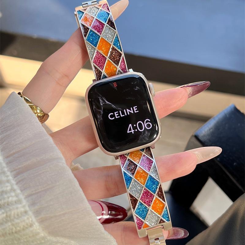 New Strap New Diamond Lattice Sand Metal