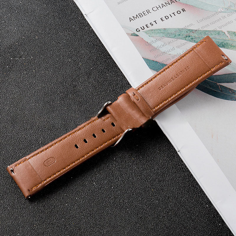 Strap Real Cowhide Watch With Accessories 22mm