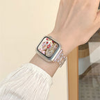 Colorful Laser Carved Transparent Resin Watch Strap