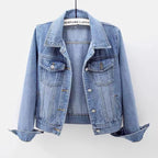 Denim Coat Women's Short Slim Jacket