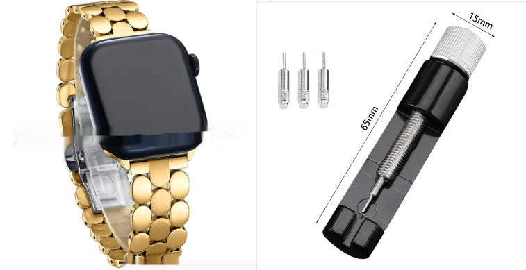 Dot Three Metal Stainless Steel Strap