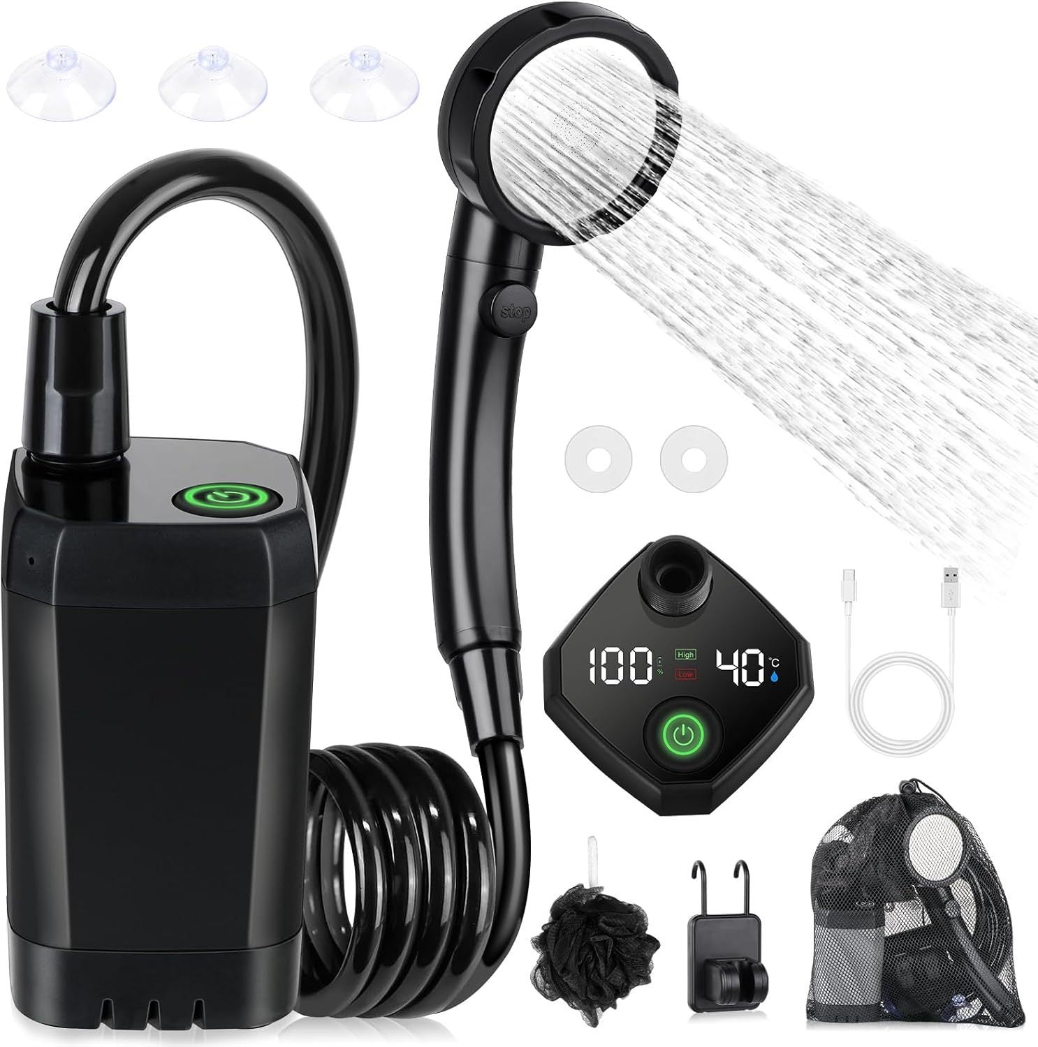 Outdoor Camping Car Wash Electric Shower