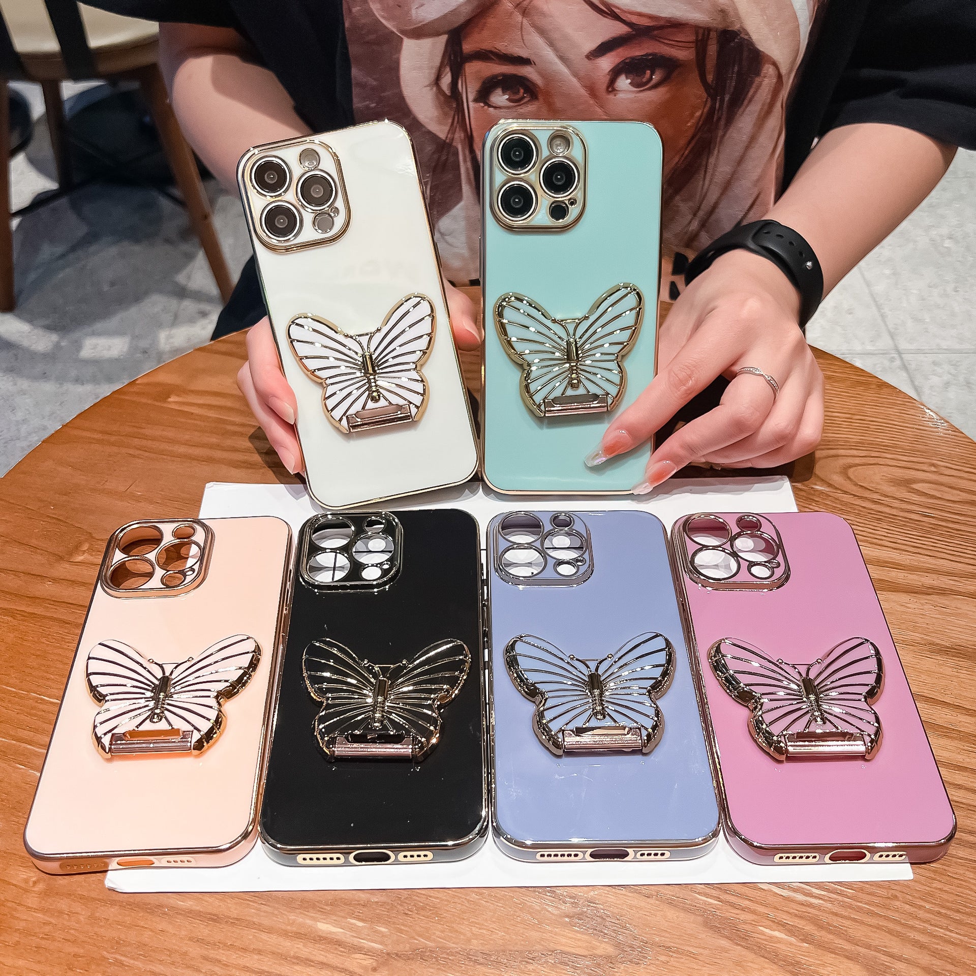 Phone Case Sticker Bracket Horizontal And Vertical Dual-purpose Bracket