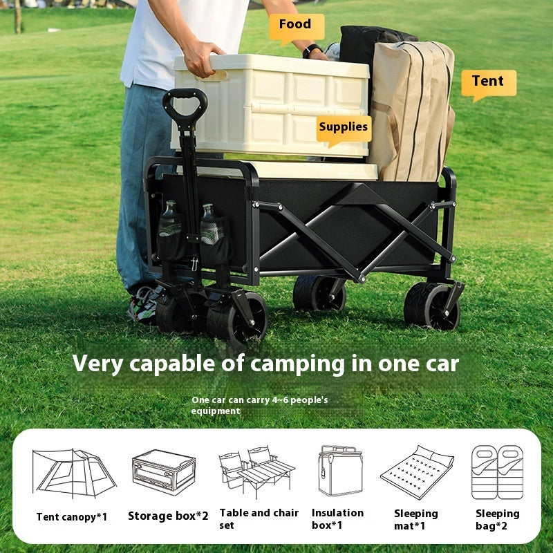Outdoor Camping Trolley Children Can Lie Camper